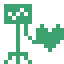 Animated image of a wobbly pixel pet